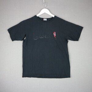 Cuba Distressed Thrashed 2000s Vintage Faded Tee Mens Medium